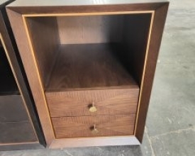 1-DOOR 2-DRAWER BEDSIDE TABLE