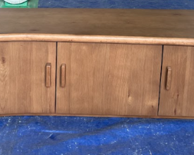 CURVED SIDEBOARD CABINET W 5 DOORS