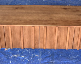 FLUTED TV STAND