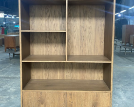 2-DOOR CABINET BROWN COLOR
