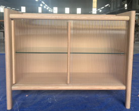 SMALL SIDEBOARD 2 GLASS DOOR