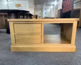 2-DRAWER CABINET w OPEN SHELF
