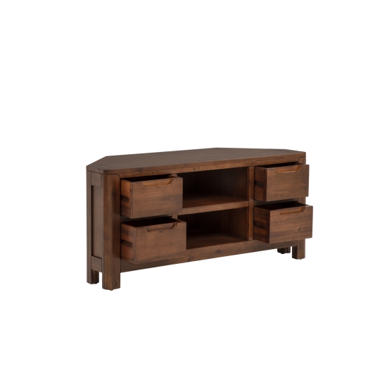 4-DRAWER 2-OPEN SHELF SIDEBOARD