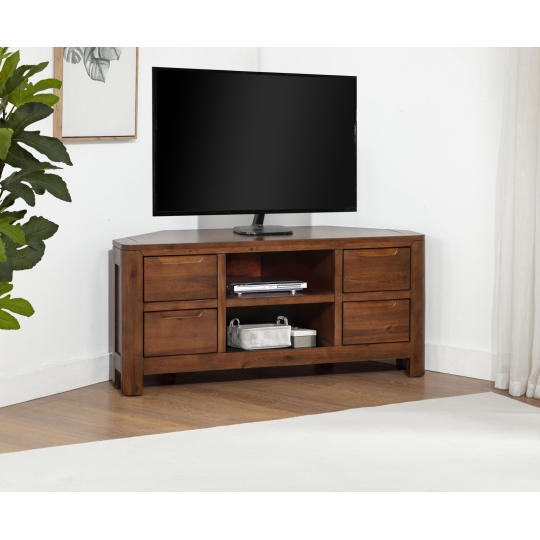 4-DRAWER 2-OPEN SHELF SIDEBOARD