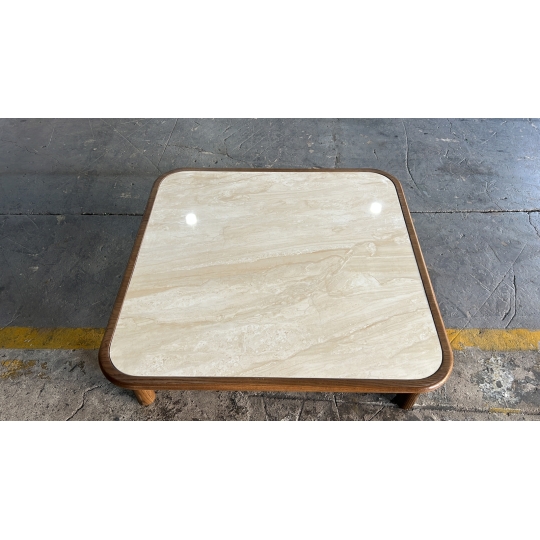 SHORT LEG COFFEE TABLE W CERAMIC-TOP