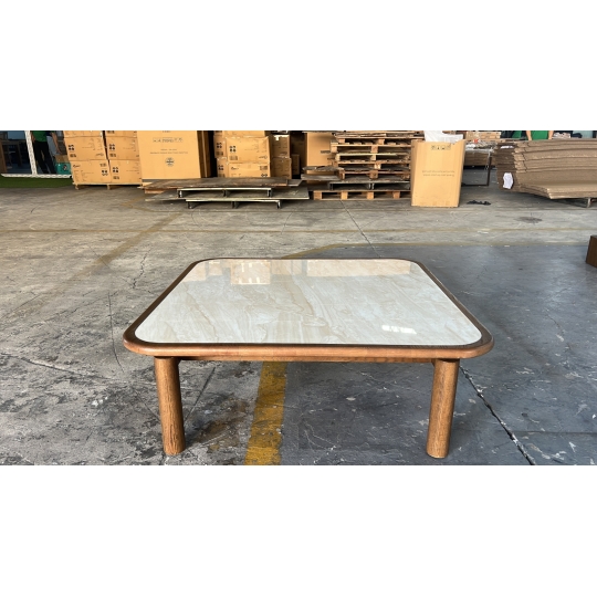 SHORT LEG COFFEE TABLE W CERAMIC-TOP