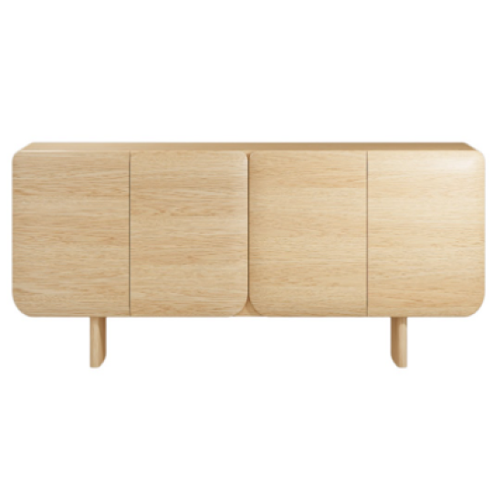 2-DOOR WHITE SIDEBOARD CABINET