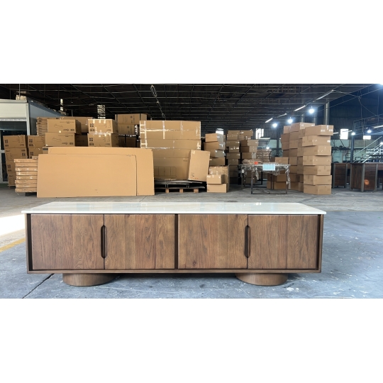 4-DOOR DRESSER W CERAMIC-TOP