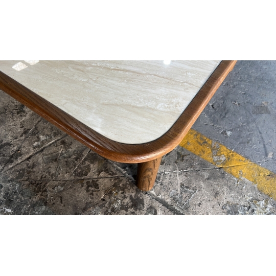 SHORT LEG COFFEE TABLE W CERAMIC-TOP