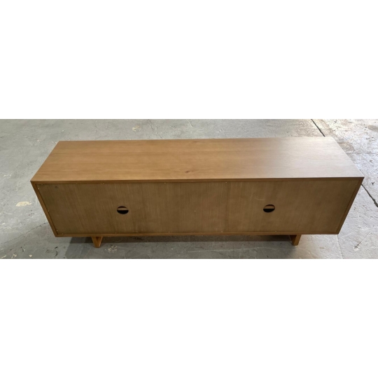 BROWN GEOMETRIC TV STAND