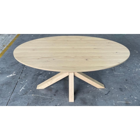 NATURAL OVAL DINING TABLE
