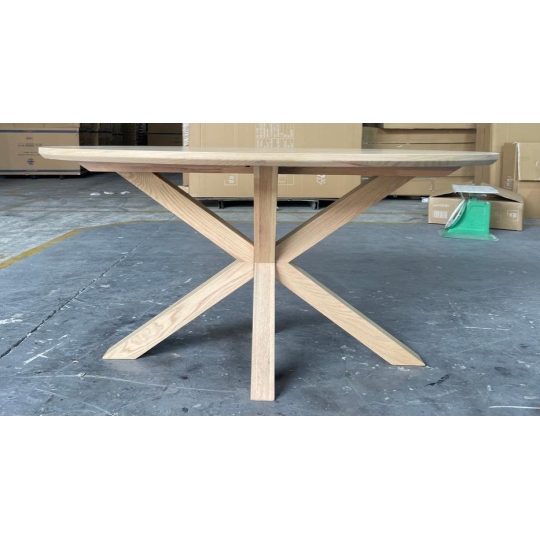 NATURAL OVAL DINING TABLE