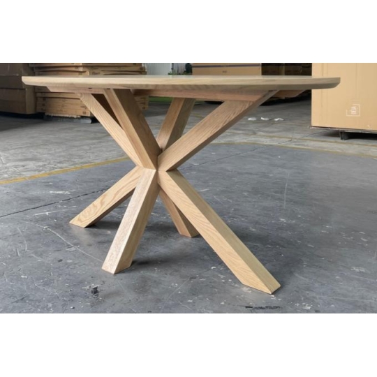 NATURAL OVAL DINING TABLE