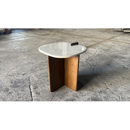 MODERN CERAMIC-TOP COFFEE TABLE