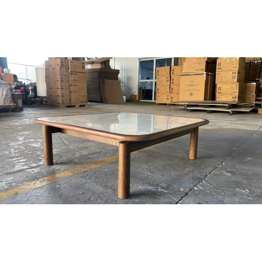 SHORT LEG COFFEE TABLE W CERAMIC-TOP