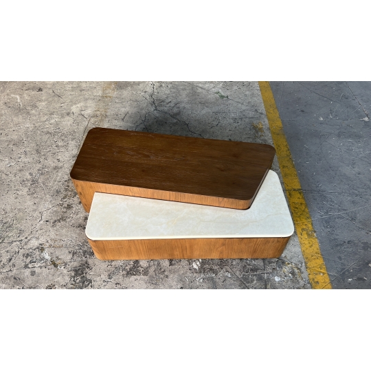 SINGLE CERAMIC-TOP COFFEE TABLE