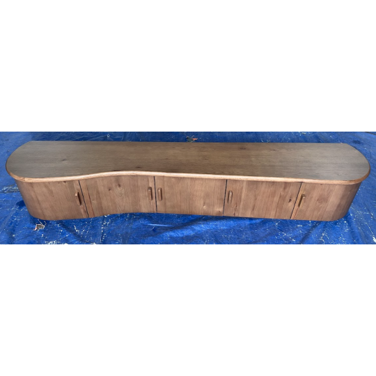 CURVED SIDEBOARD CABINET W 5 DOORS
