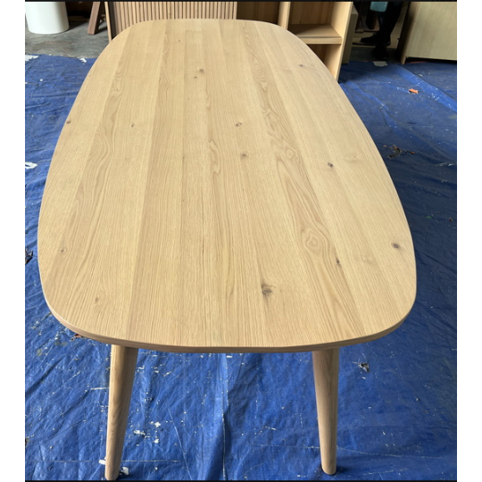 ROUNDED RECTANGLE DINING TABLE