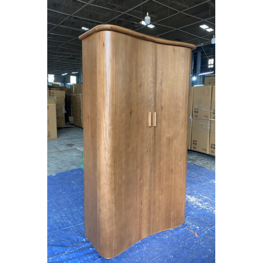CURVED 2-DOOR WARDROBE