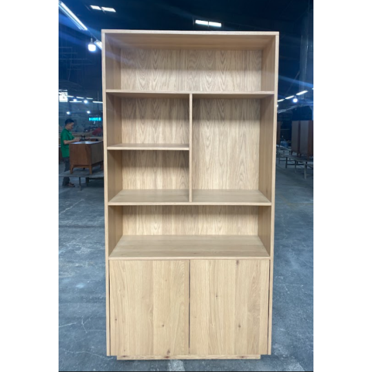 2 DOOR CABINET NATURAL COLOR 