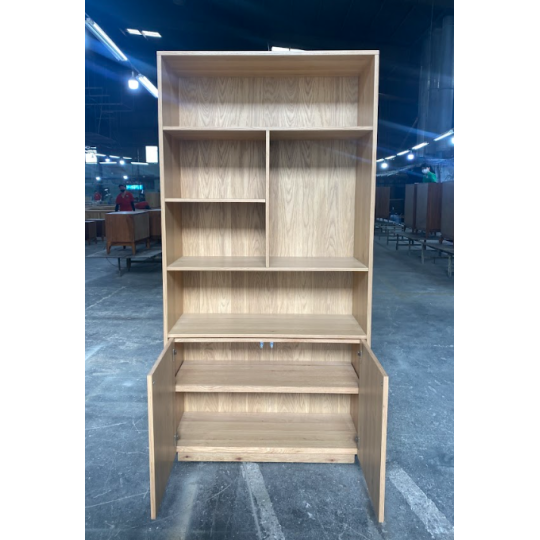 2 DOOR CABINET NATURAL COLOR 