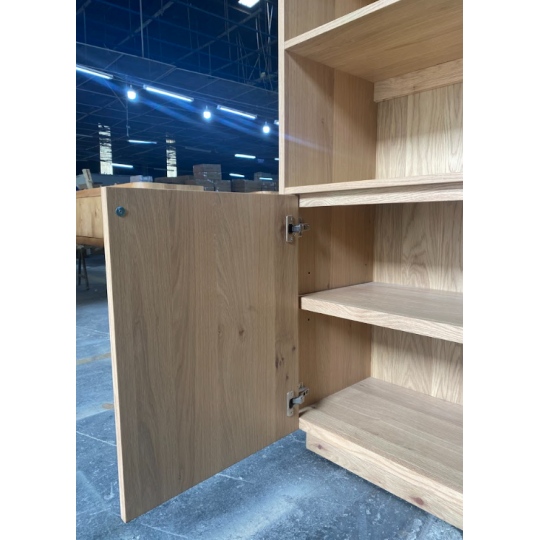 2 DOOR CABINET NATURAL COLOR 