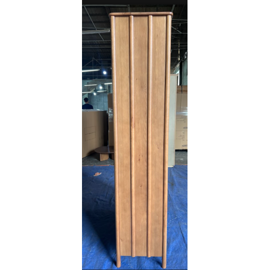 FLUTED WARDROBE - BROWN COLOR