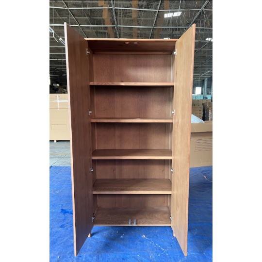 FLUTED WARDROBE - BROWN COLOR