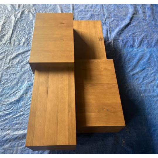 RECTANGULAR DISPLAY BOXES TABLE