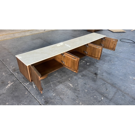 6-DOOR DRESSER W CERAMIC-TOP