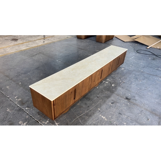 6-DOOR DRESSER W CERAMIC-TOP