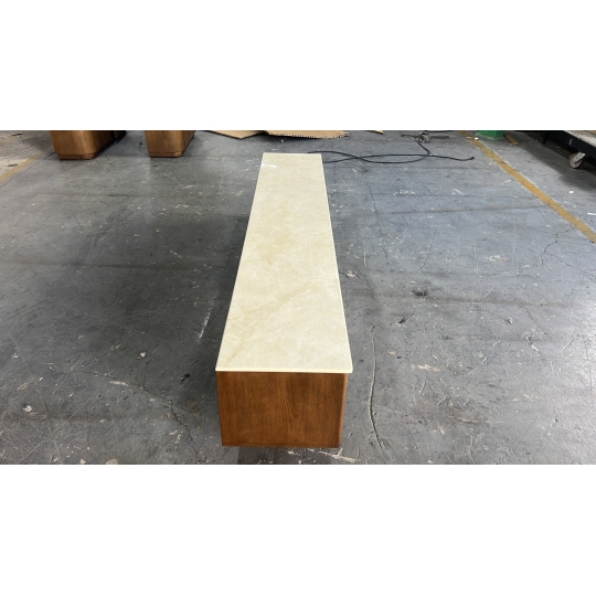 6-DOOR DRESSER W CERAMIC-TOP