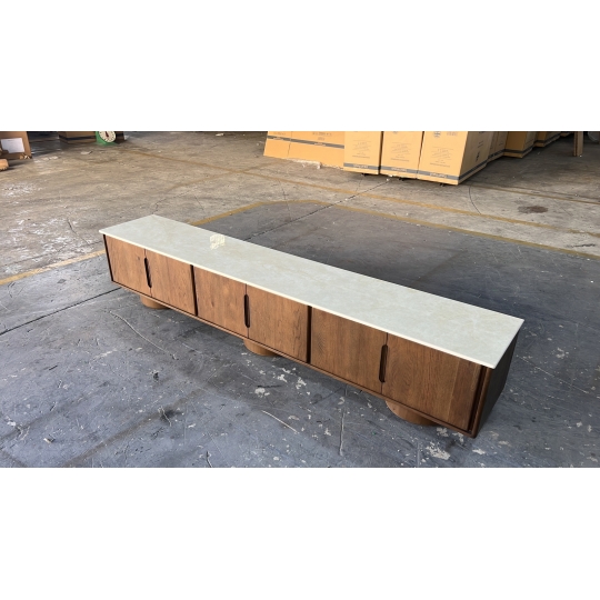 6-DOOR DRESSER W CERAMIC-TOP