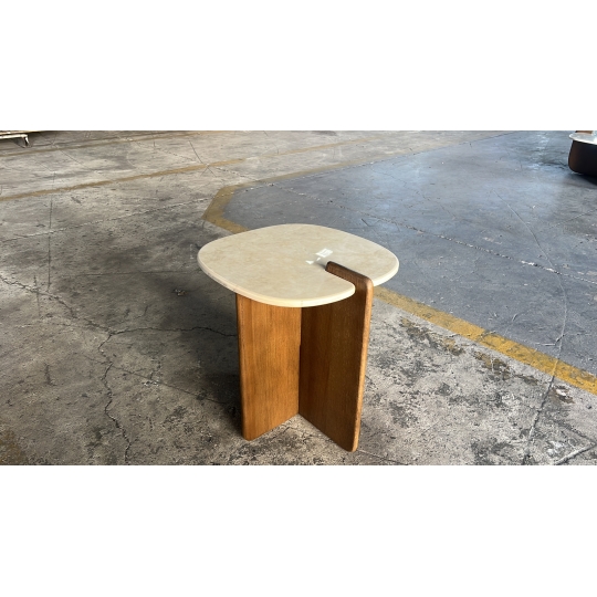 MODERN CERAMIC-TOP COFFEE TABLE